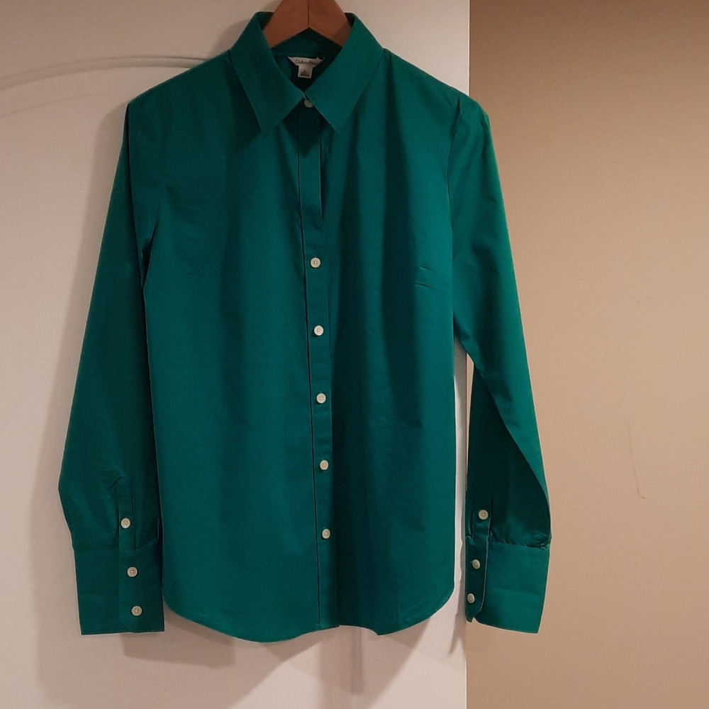Long sleeve button front Calvin Klein Shirt